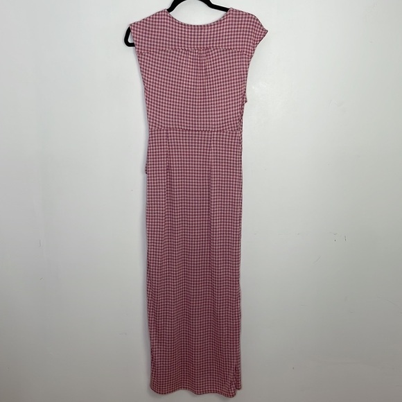 Urban Outfitters Pink Gingham Maxi Dress - Picture 8 of 10